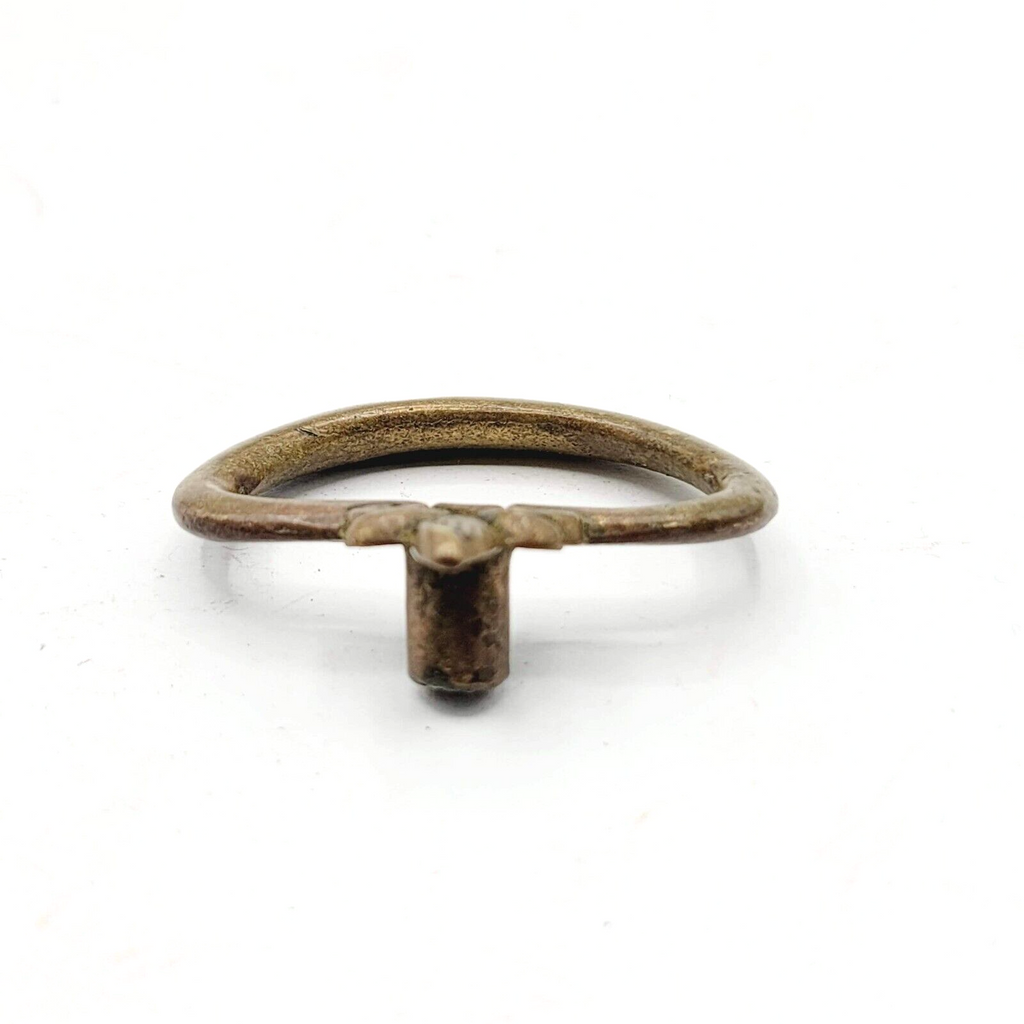 Vintage Brass Drawer Pull Salvage Hardware 1 7/8"