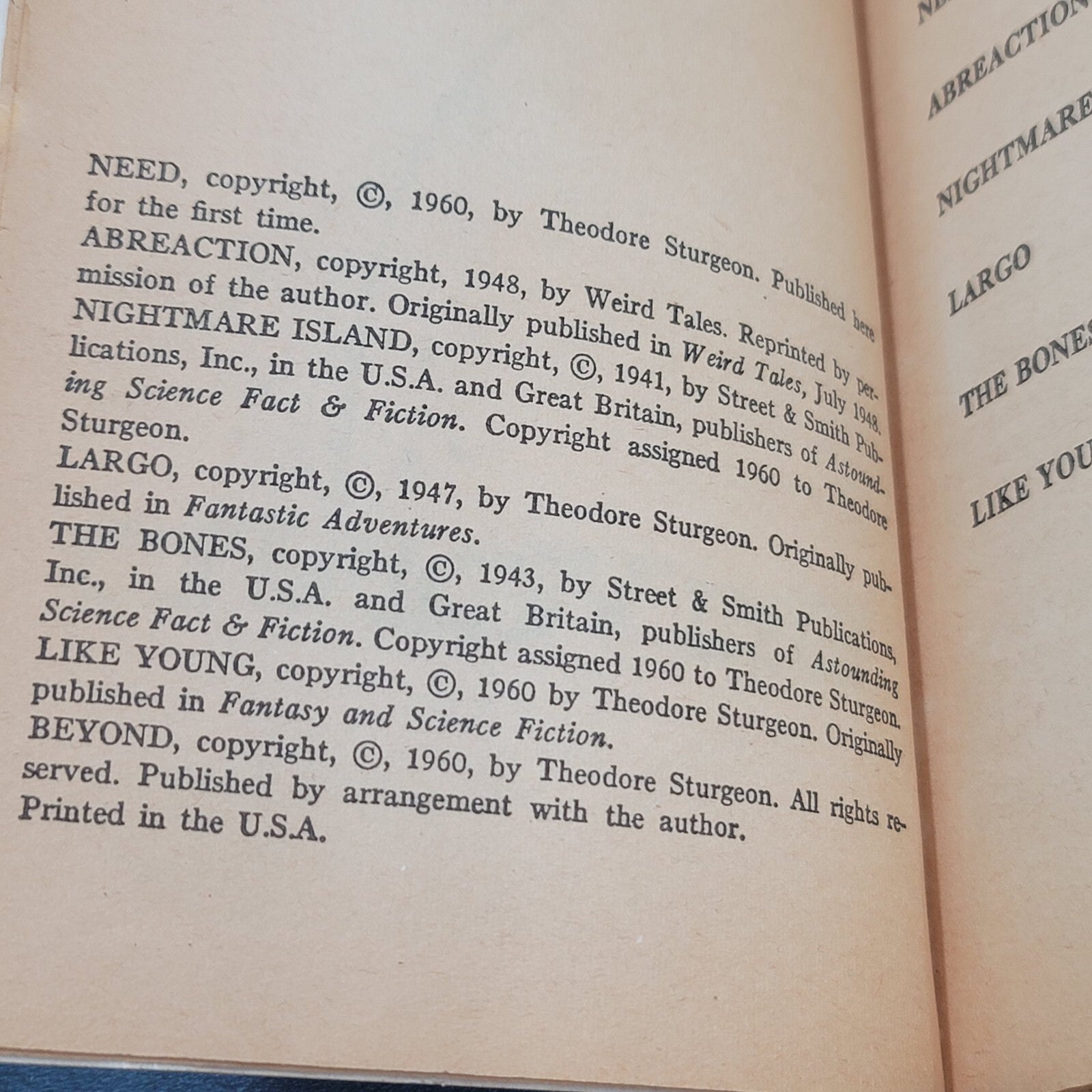 Beyond Science Fiction Paperback Book by Theodore Sturgeon Avon Books 1964