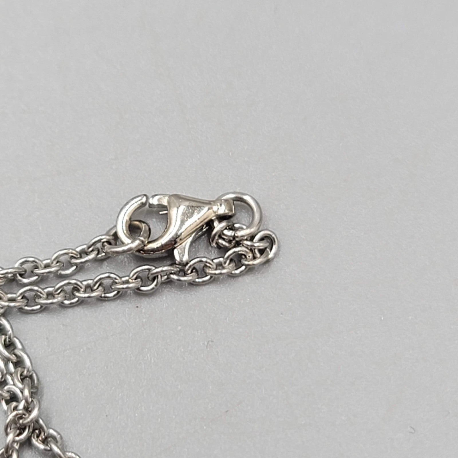 JCM Embrace Life Butterfly Pendant Necklace Silver tone Stainless Steel 18 in