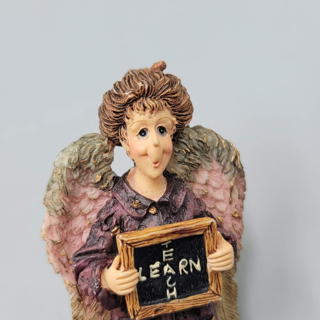 Vintage Boyds Bear Angel Brooch Resin Angel 2.75 in