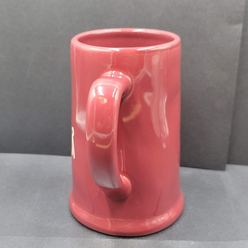 Rae Dunn Grill Master Coffee Mug Burgundy Red Large 20 oz