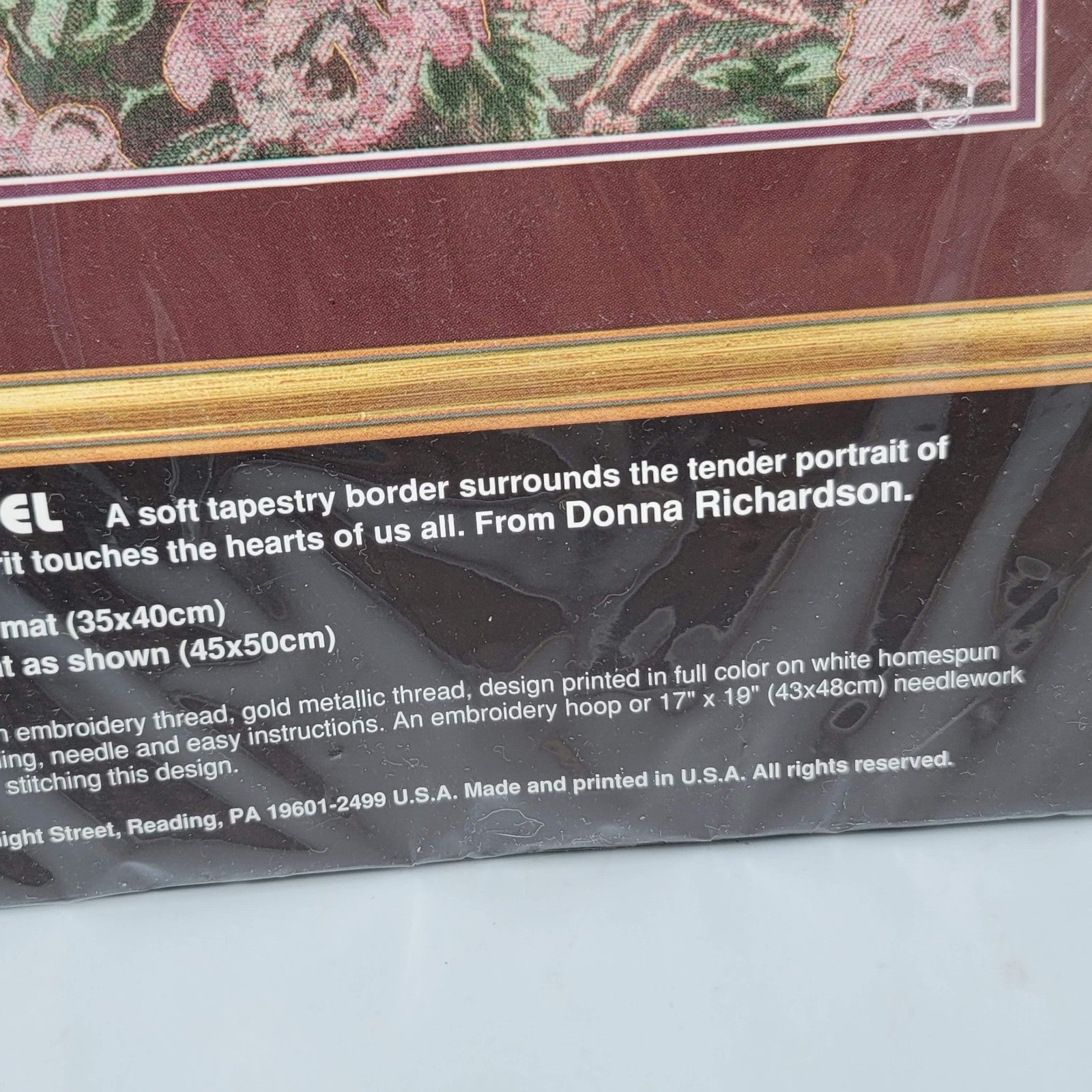 New 1994 THE LITTLEST ANGEL Dimensions Crewel Embroidery Kit #1443