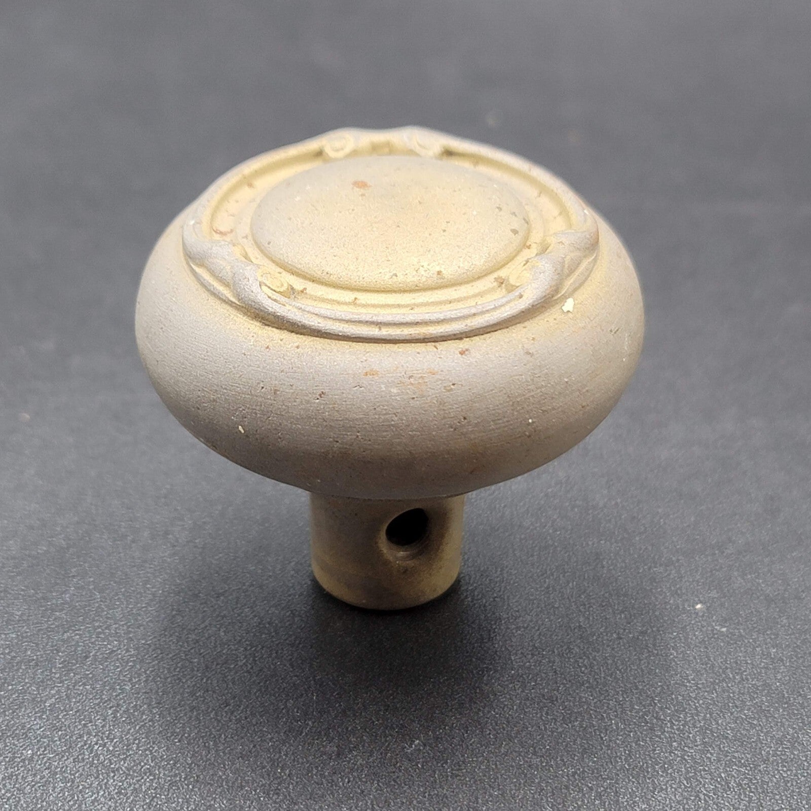 Vintage SINGLE Ornate Doorknob Salvage Door Hardware Steel 60