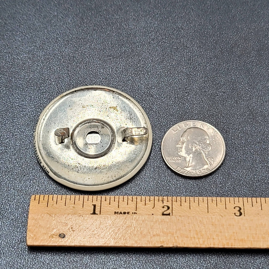 Vintage Button The Father of Modern Dentistry Pierre Fauchard Badge 1.75"