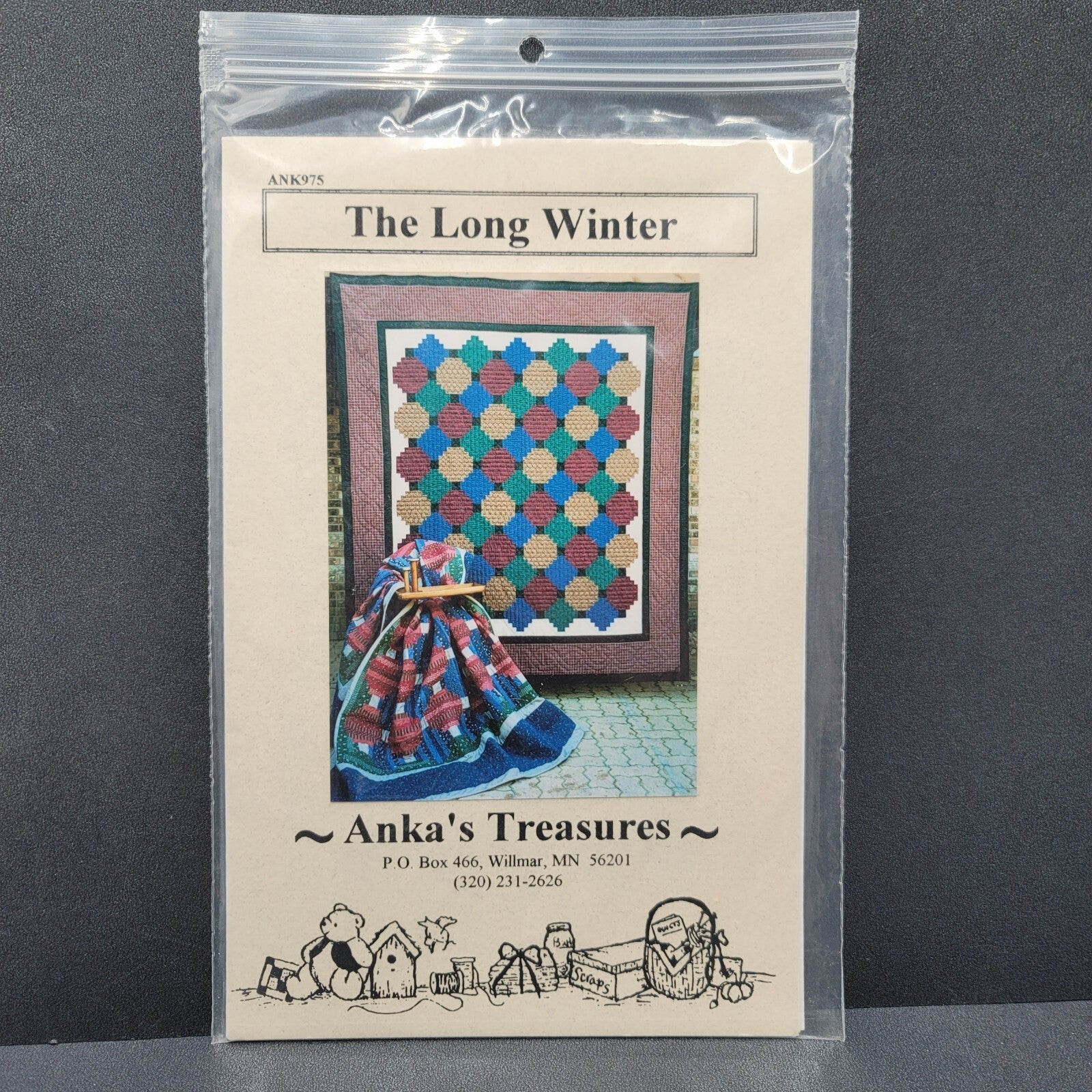 Vintage Ankas Treasures The Long Winter Quilt Patterns New
