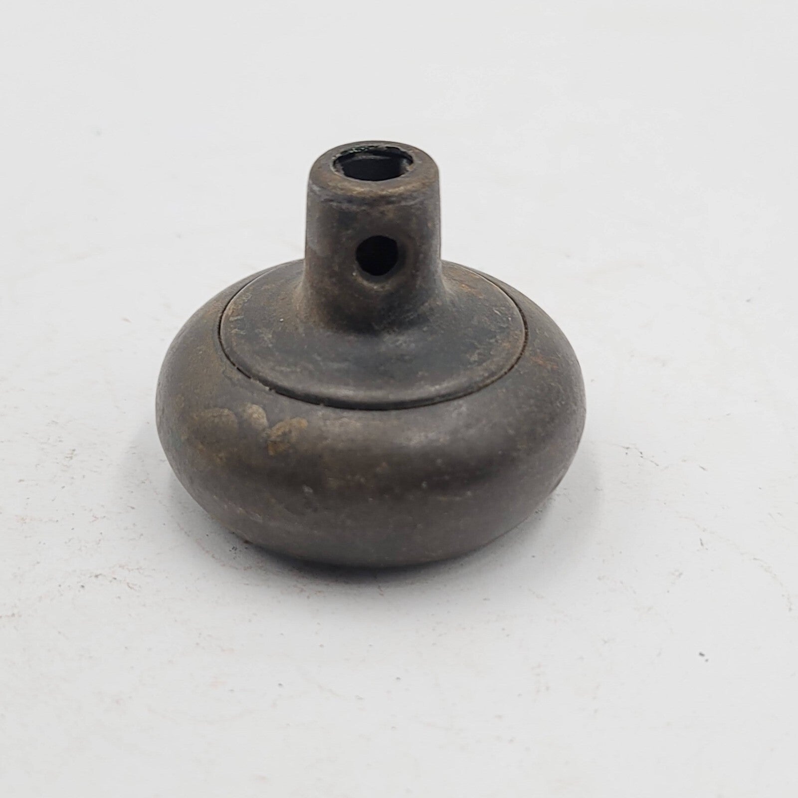 Vintage SINGLE Doorknob Steel Salvage Reclaimed Hardware 2.25"  176