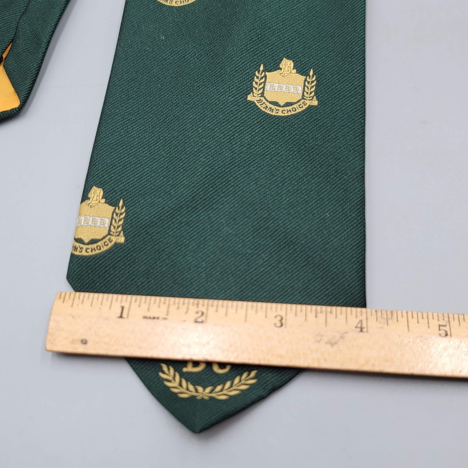 Vintage Necktie Jim Beams Choice Whiskey Bourbon Tie Green Ernst San Francisco
