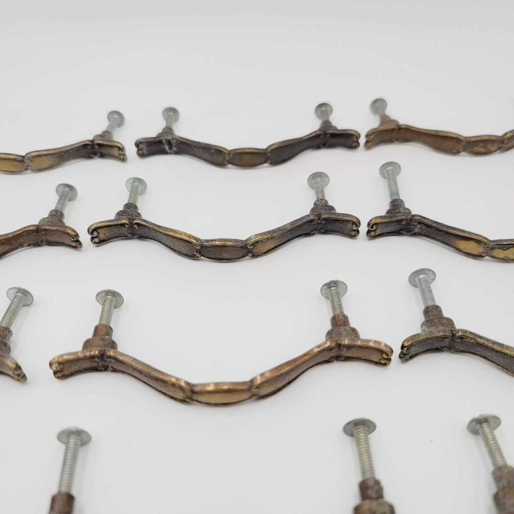 Vintage Lot of 17 Drawer Handles Cabinet Pull Allison 3" Salvage Hardware