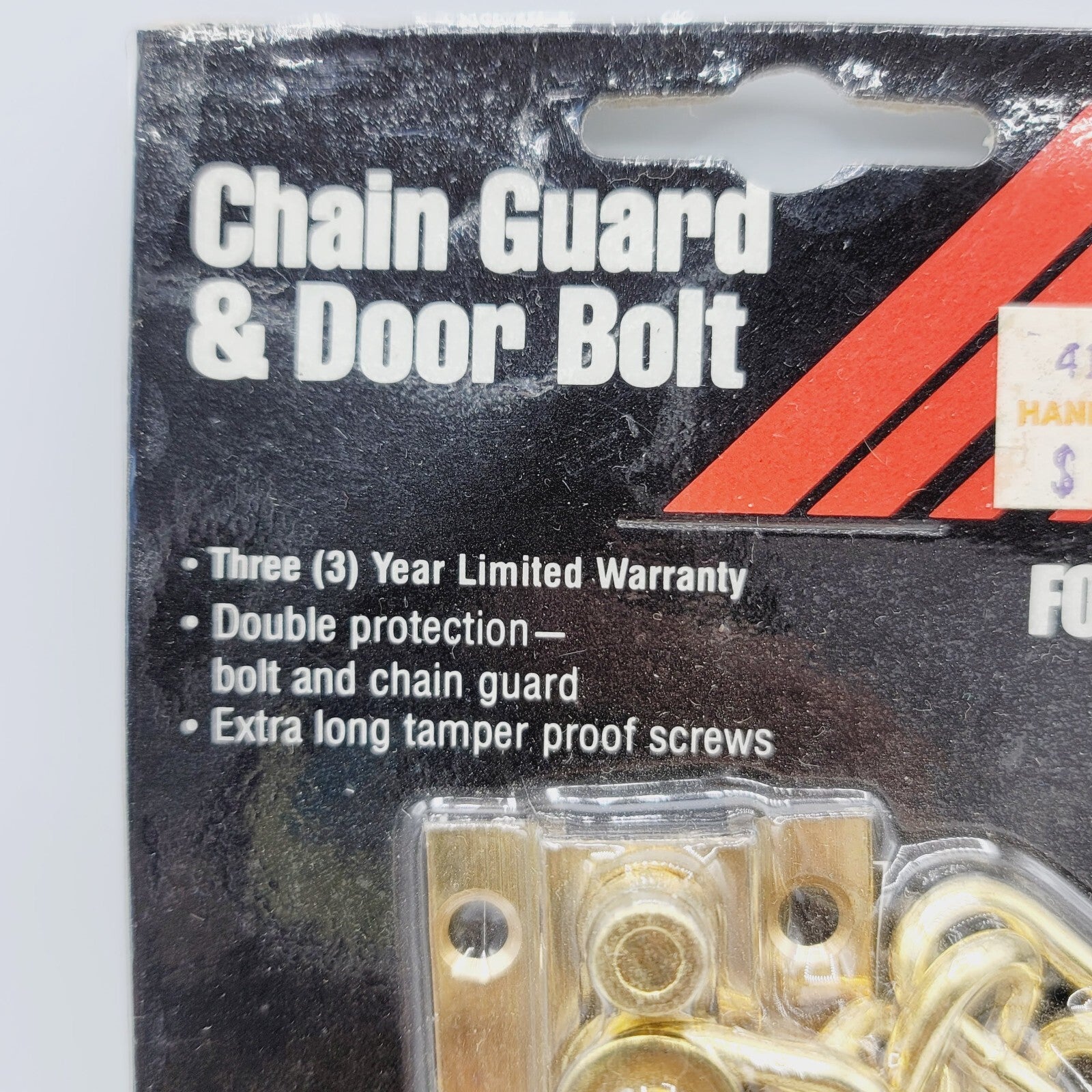Vintage Fortress Chain Guard Door Bolt CG-211 NOS NIP Lot of 2