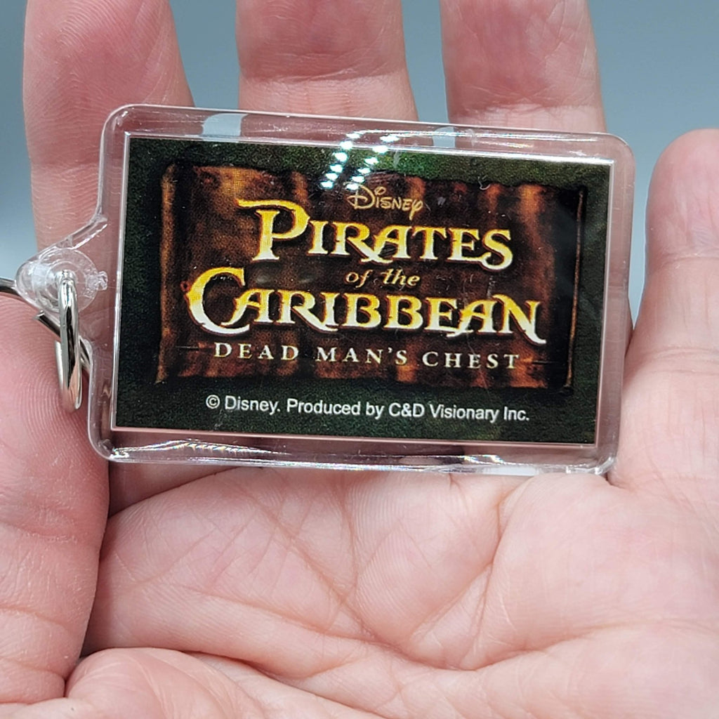 Disney PIRATES OF THE CARIBBEAN Dead Mans Chest Keychain Lot of 3