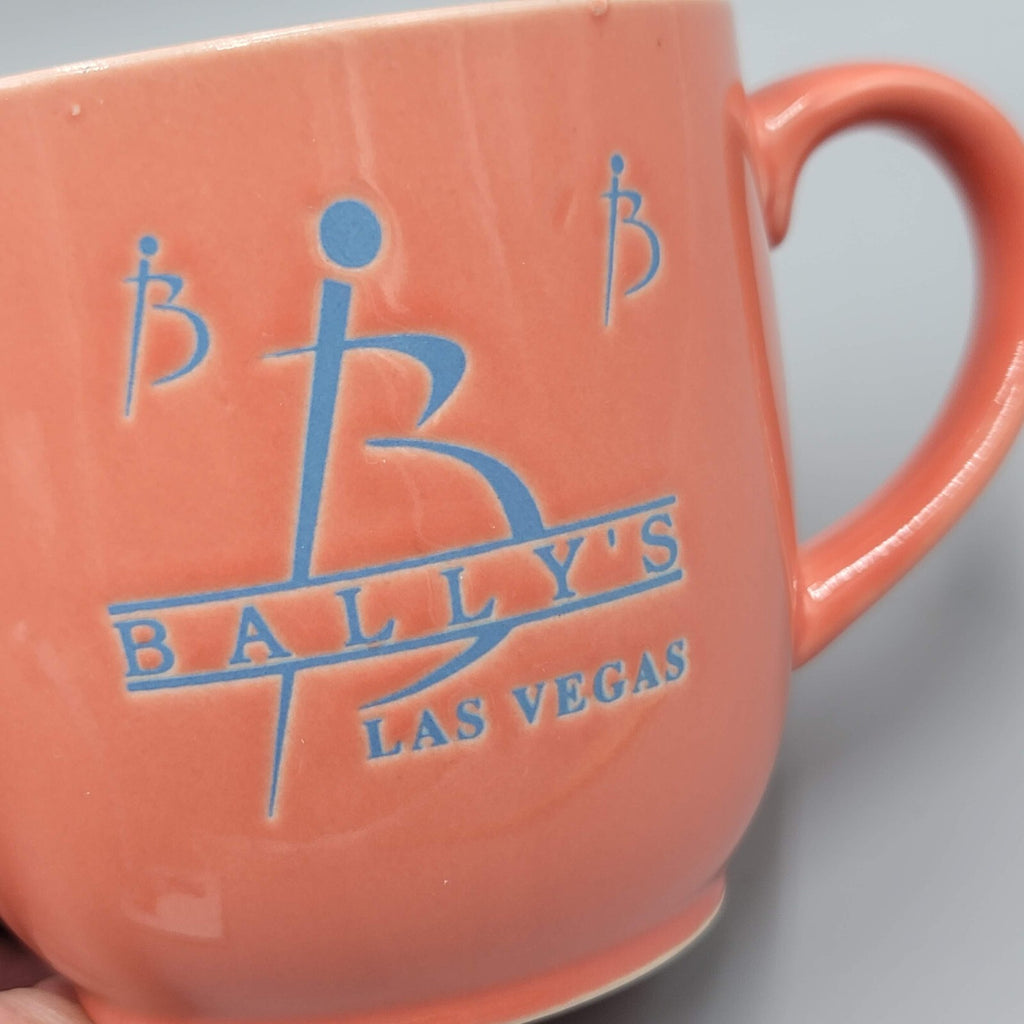 Ballys Casino Coffee Mug Las Vegas Souvenir Purple Pink