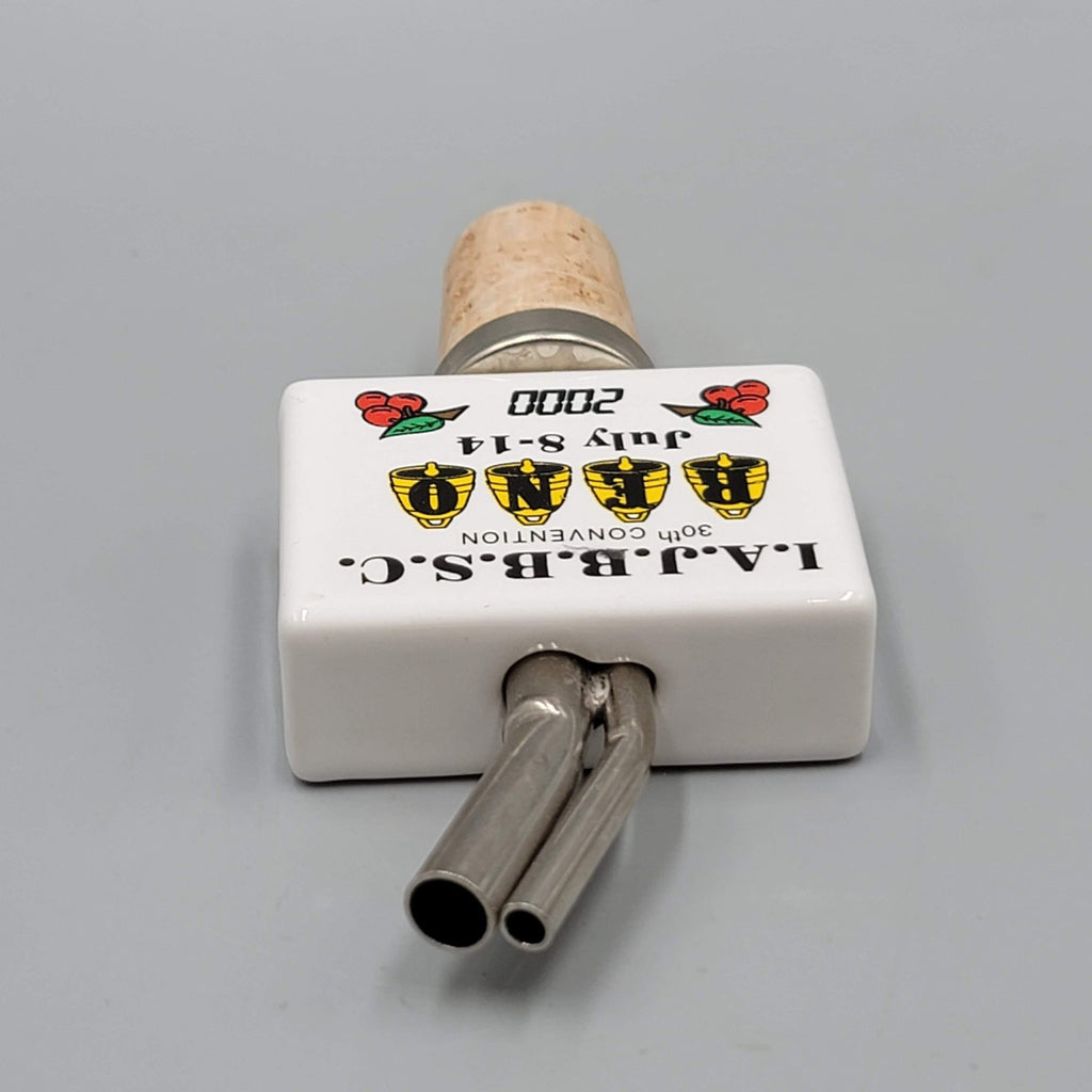 VTG Jim Beam Ceramic Cork Pourer Spout Reno Nevada 2000 30th Convention