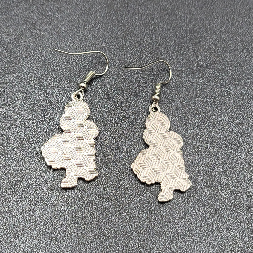 Pennywise Clown Pierced Earrings Enamel IT Horror Movie Dangle 1.25" FS