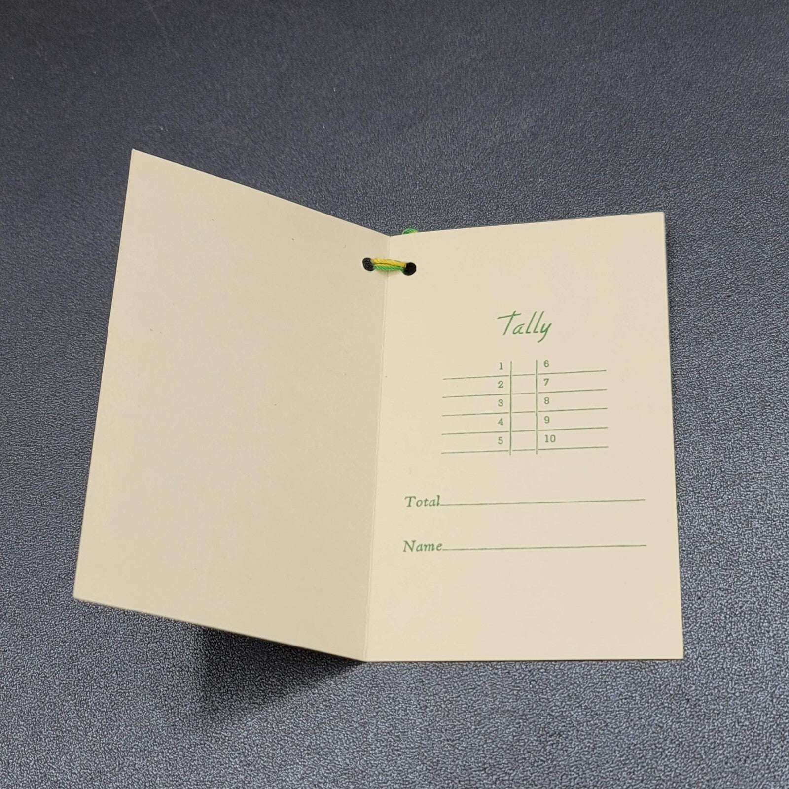 Vintage Electric Co Sparky Art Deco Bridge Tally Scorebook Card NOS Unused