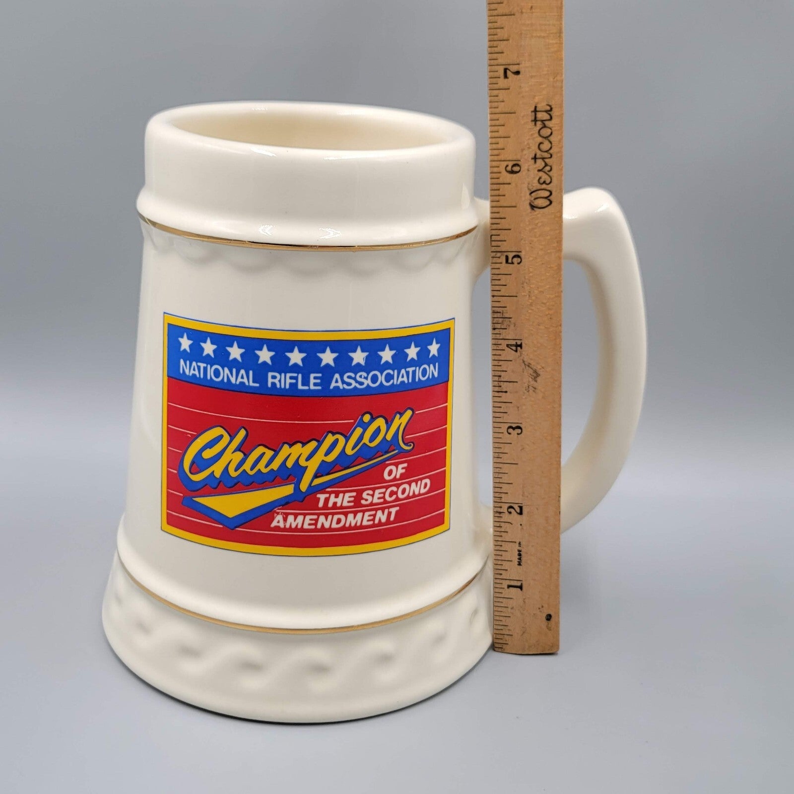 National Rifle Association NRA Champion Of The Second Amendment Beer Stein Mug 