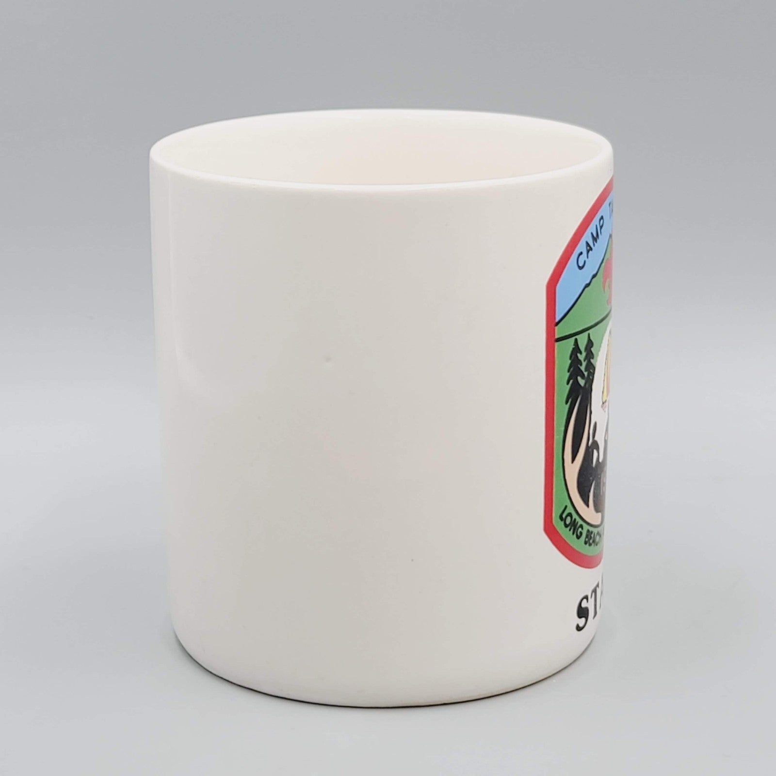 Vintage Boy Scout Camp Tahquitz Coffee Mug Staff 1991 Long Beach
