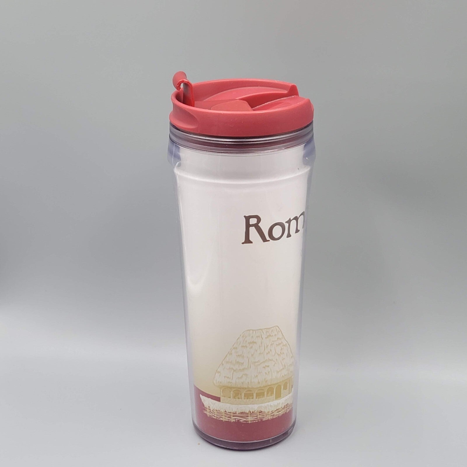 Starbucks Romania Global Icon Collection 12oz Plastic Tumbler 2004