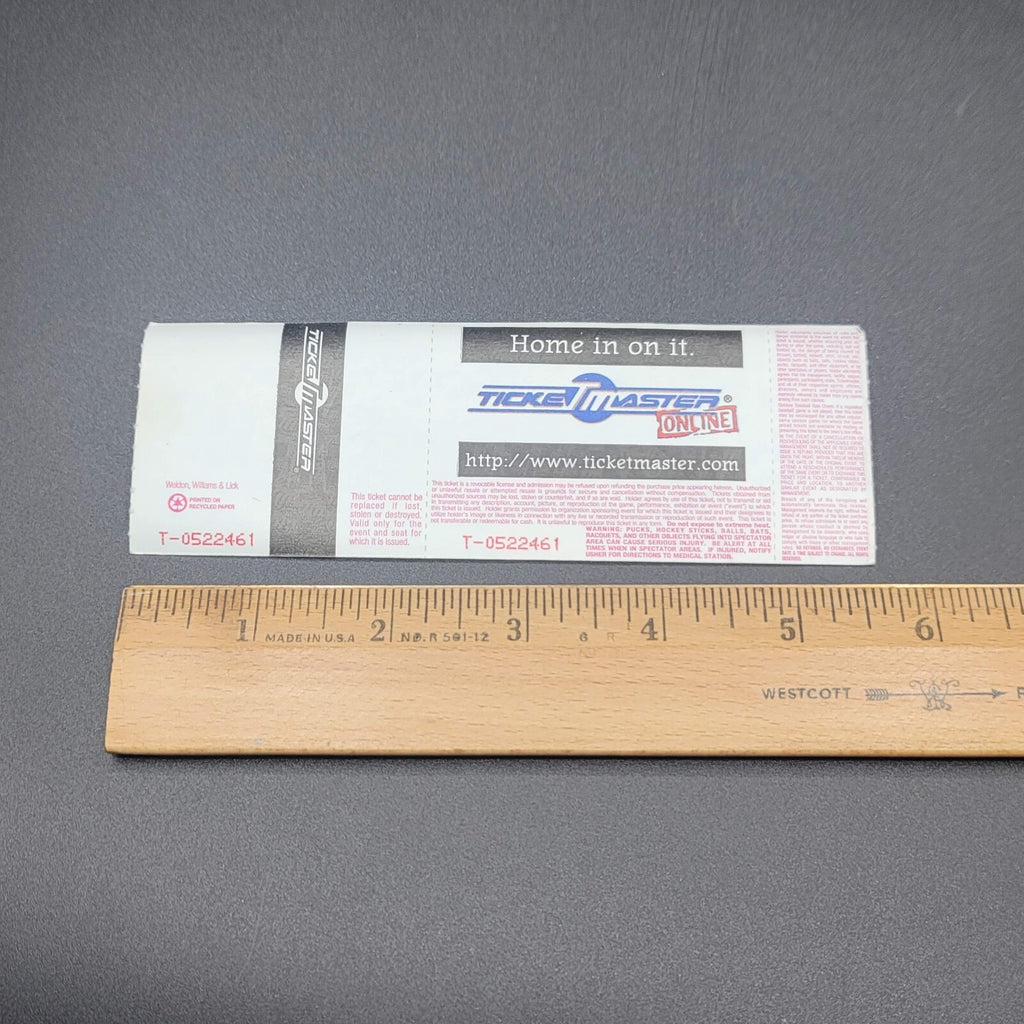 NBA TICKET 1999 Denver Nuggets Los Angeles Lakers Basketball Nov 18 Pepsi Center