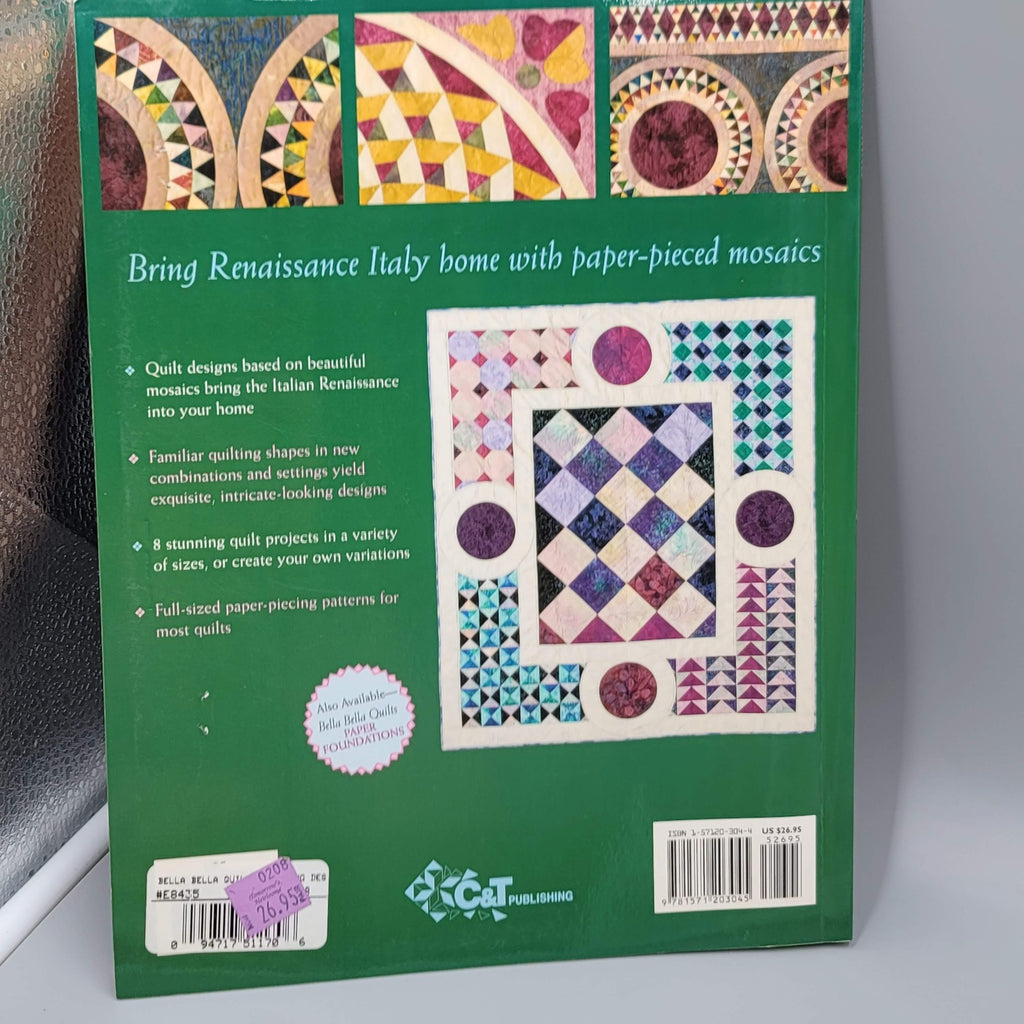 Bella Bella Quilts Norah McMeeking Italian Mosaic Quilt Pattern Book w/ Template