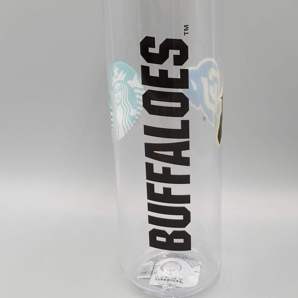 NEW NCAA Starbucks CU Campus University of Colorado Buffaloes 24 OZ Water Bottle
