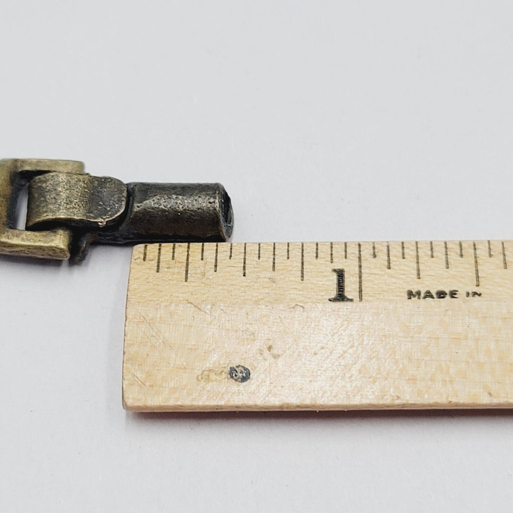 Vintage Brass Drawer Pull Salvage Hardware Reclaimed Part SINGLE ONLY 1 7/8"