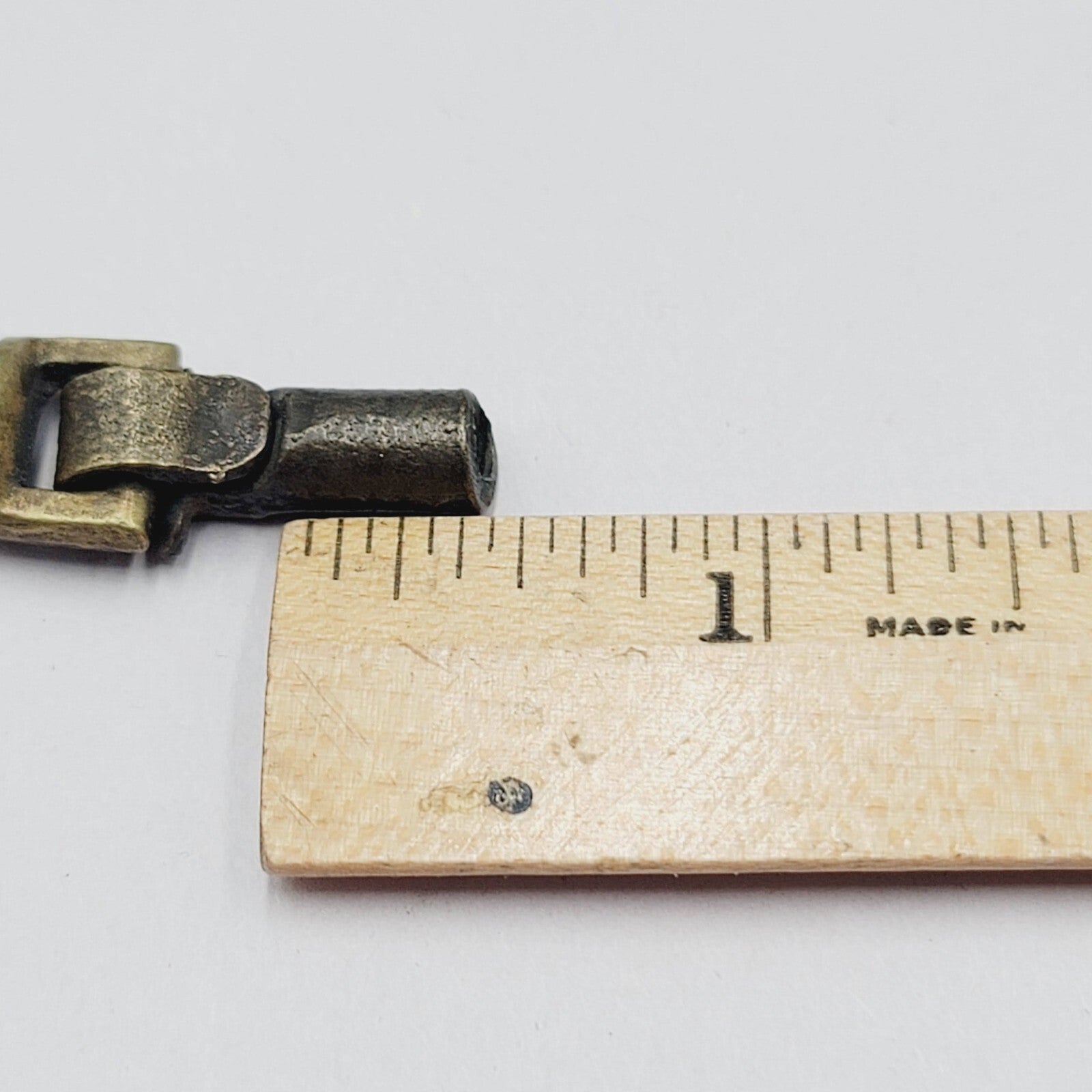 Vintage Brass Drawer Pull Salvage Hardware Reclaimed Part SINGLE ONLY 1 7/8"