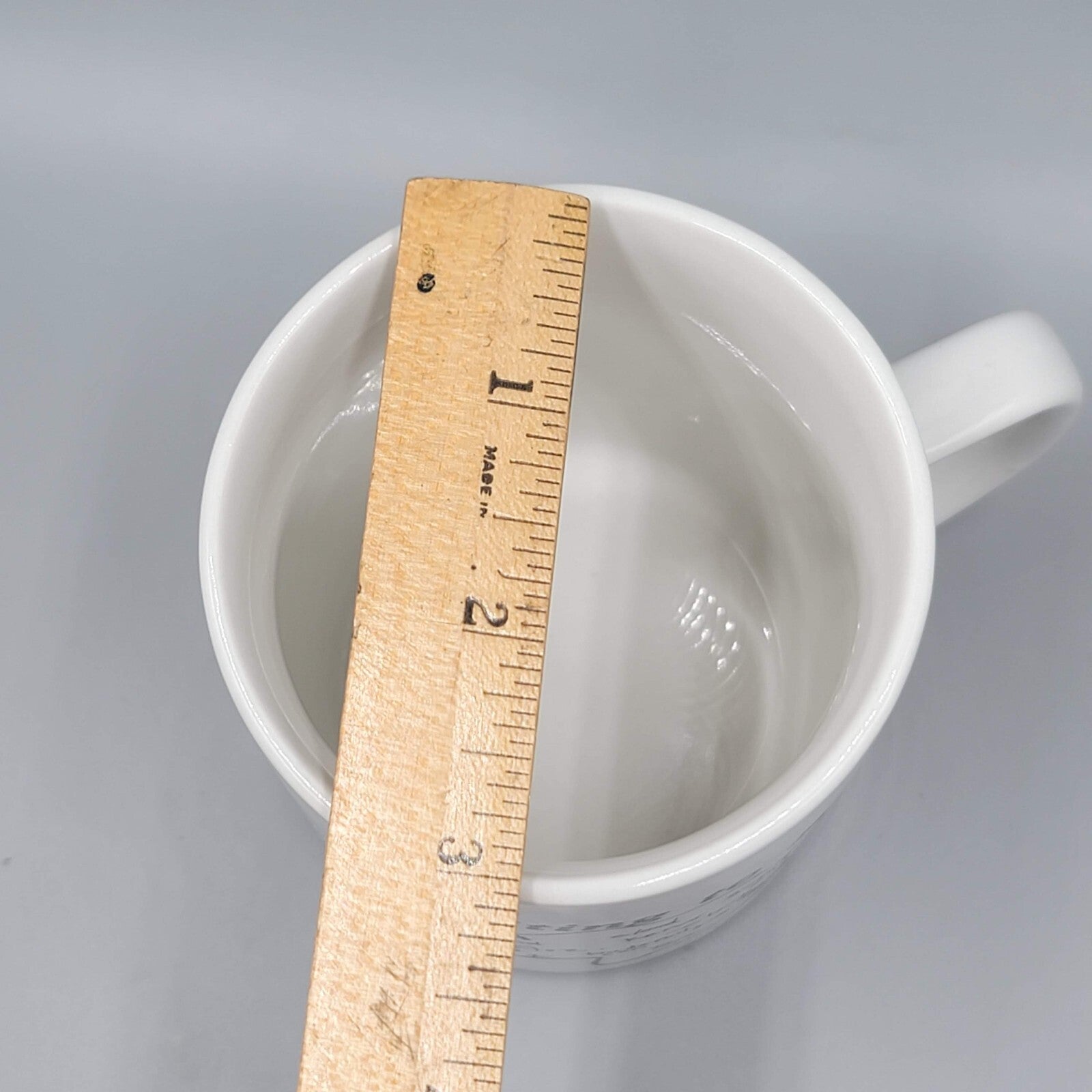 Vintage IBM Writing To Read Coffee Mug Cup Computers Technology Black White