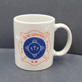 Las Cruces New Mexico Coffee Mug Fire Department Gray Blue Red