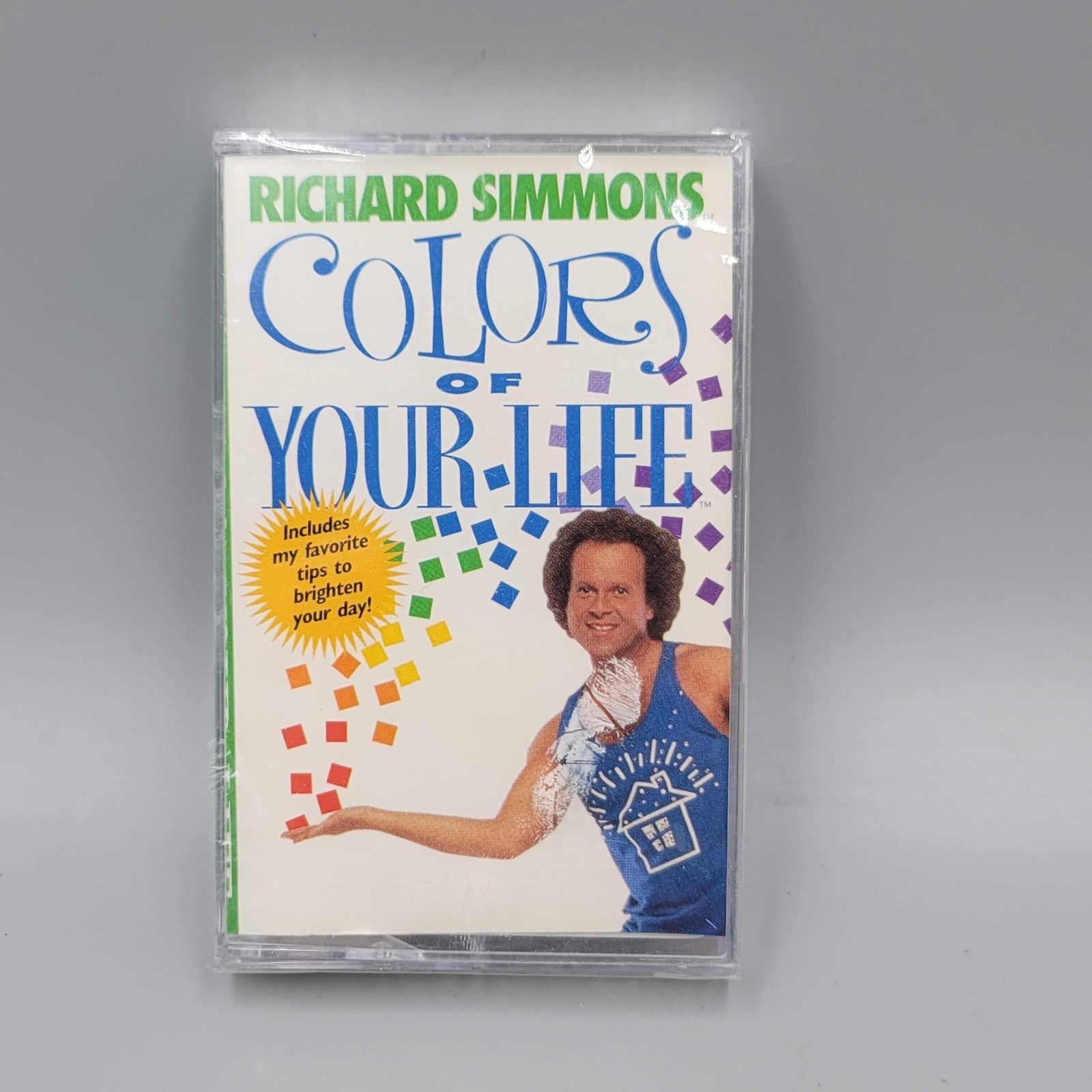 Vintage Richard Simmons Colors Of Your Life Cassette Tape 1998 Fitness Audio
