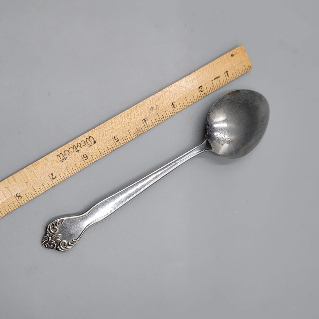 Versailles Spoon Stainless by MSI Japan Flatware Vintage MCM Single 8 in ROSE