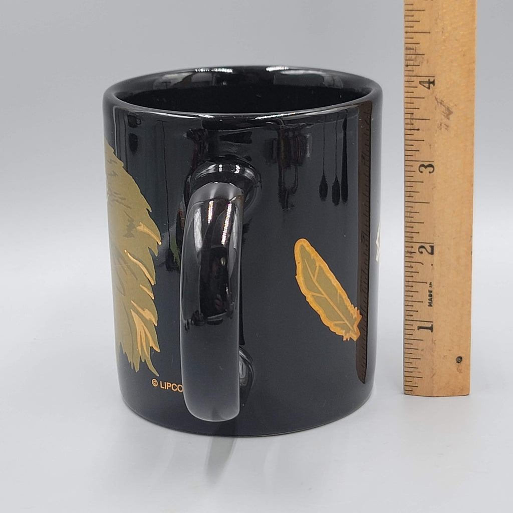 Vintage Missouri Souvenir Coffee Mug Black Gold Eagle