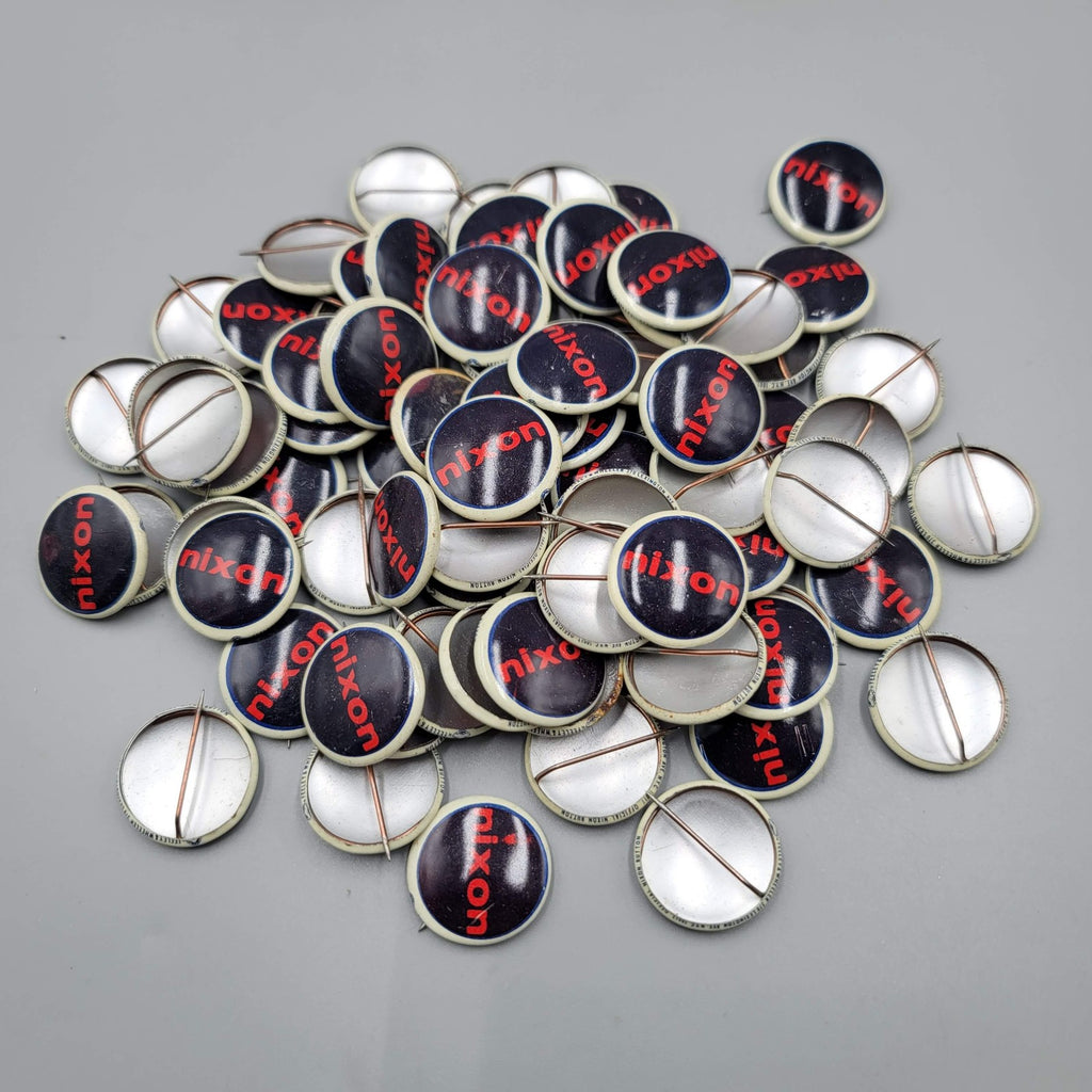 Vintage Nixon Campaign Buttons Official Pinbacks Political Pin Lot of 75+ 7/8"