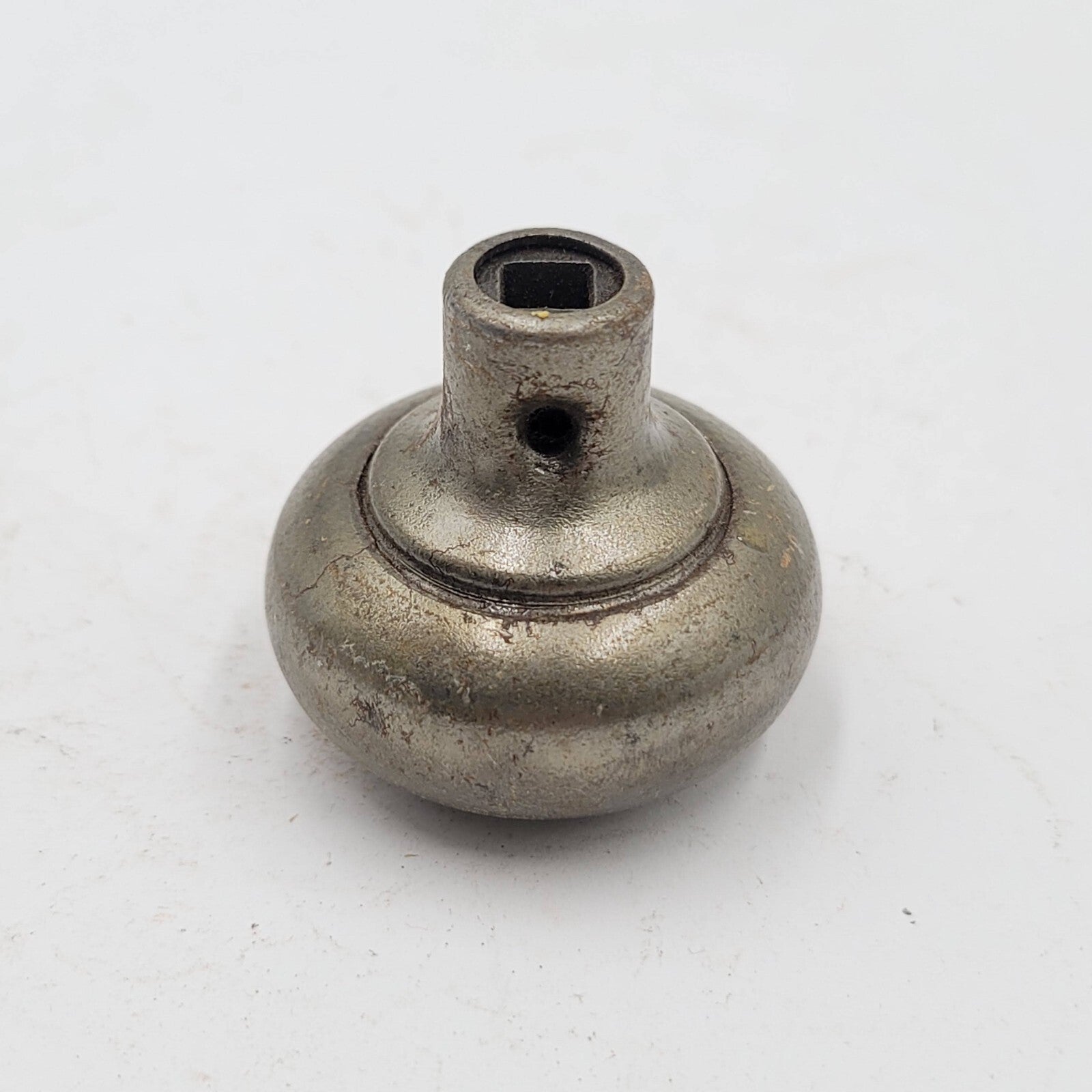 Vintage SINGLE Small Doorknob Steel Salvage Closet Pantry Door Hardware 1.75" 17