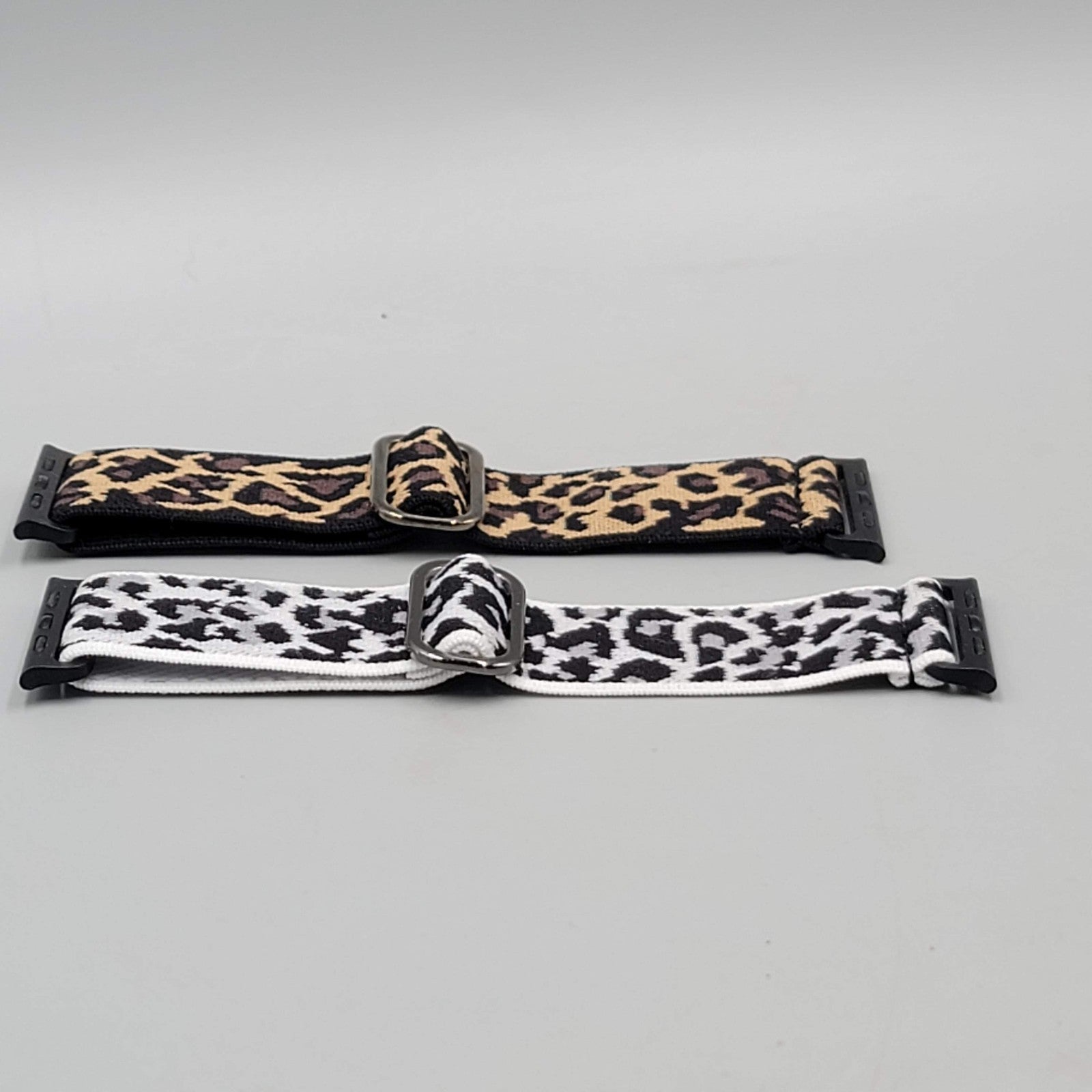Elastic Replacement bands for Apple Watch Leopard Prints Lot of 2 NWOT