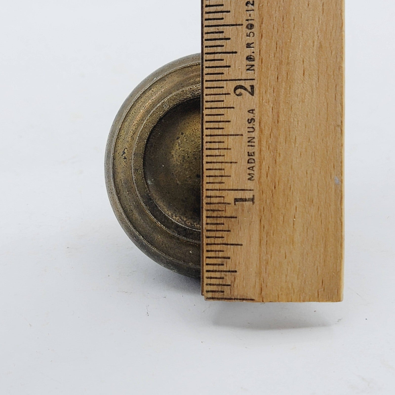 Single Vintage Cast Iron Door Knob Reclaimed Salvage 2.25"  D41
