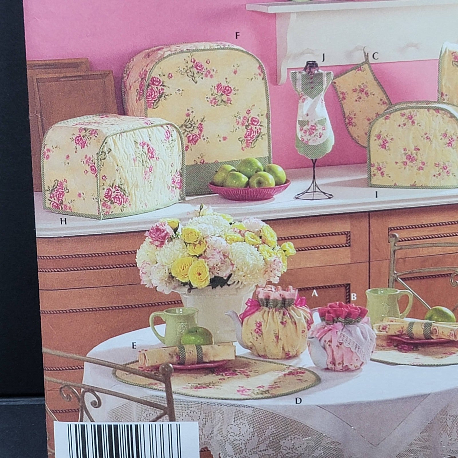 KITCHEN ACCESSORIES Patterns MITT Placemat MINI APRON Teapot Appliance COVERS
