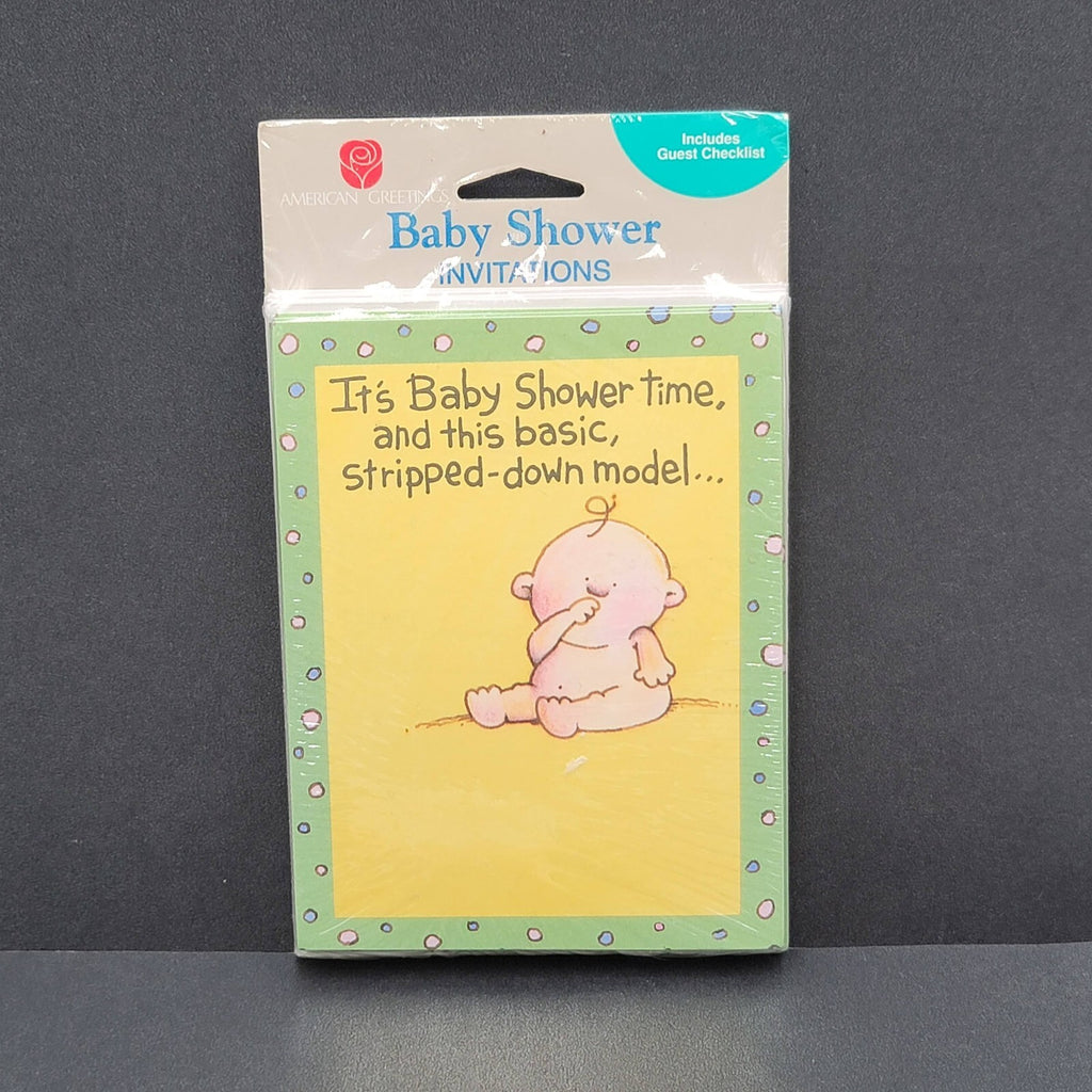 Vintage American Greetings Baby Shower NOS Sealed