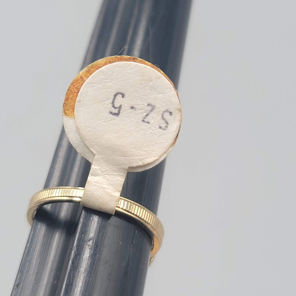 Vintage Park Lane Dainty Heart Ring Gold tone Cubic Zirconia CZ NOS