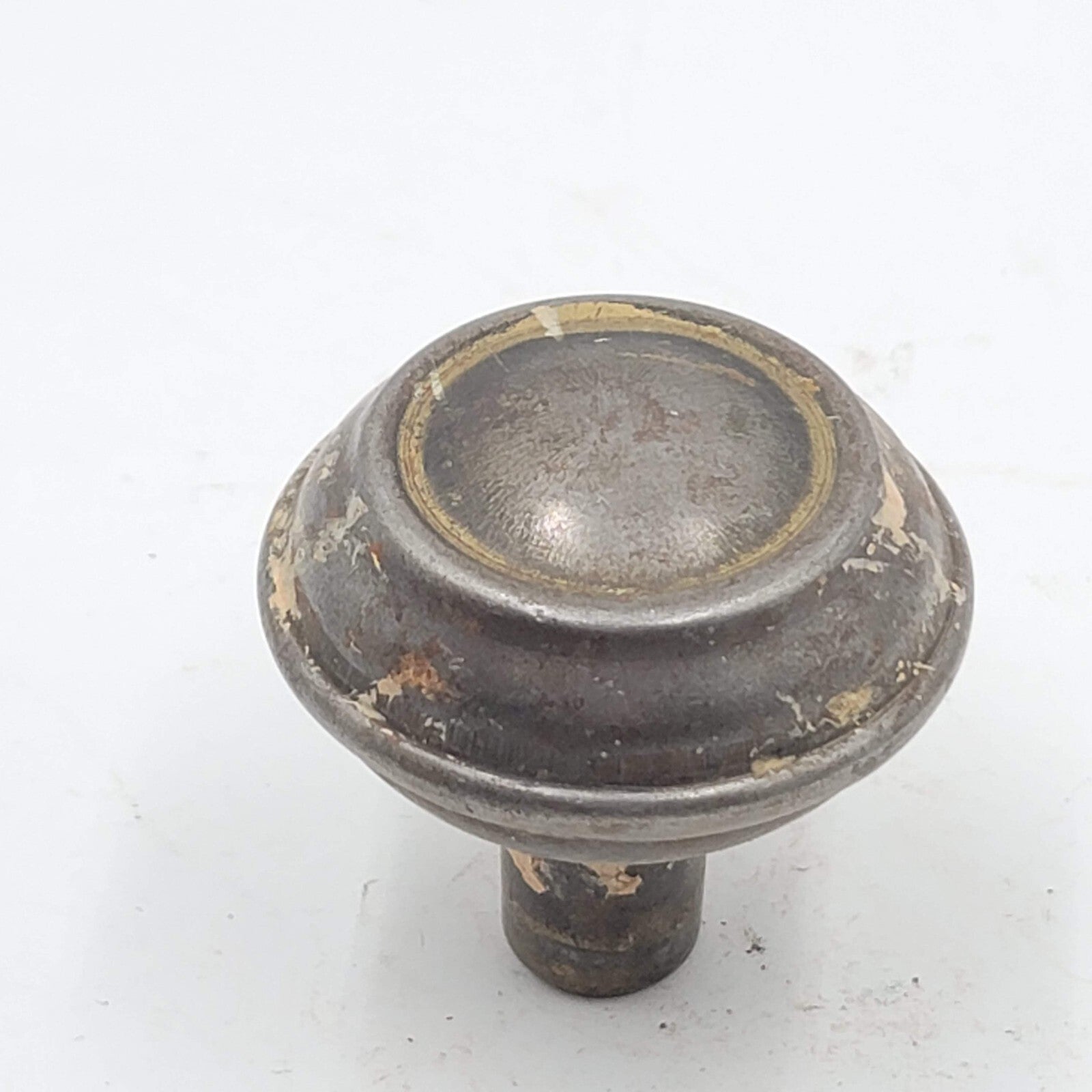 Vintage SINGLE Doorknob Ringed Accent Salvage Door Hardware 2.25"