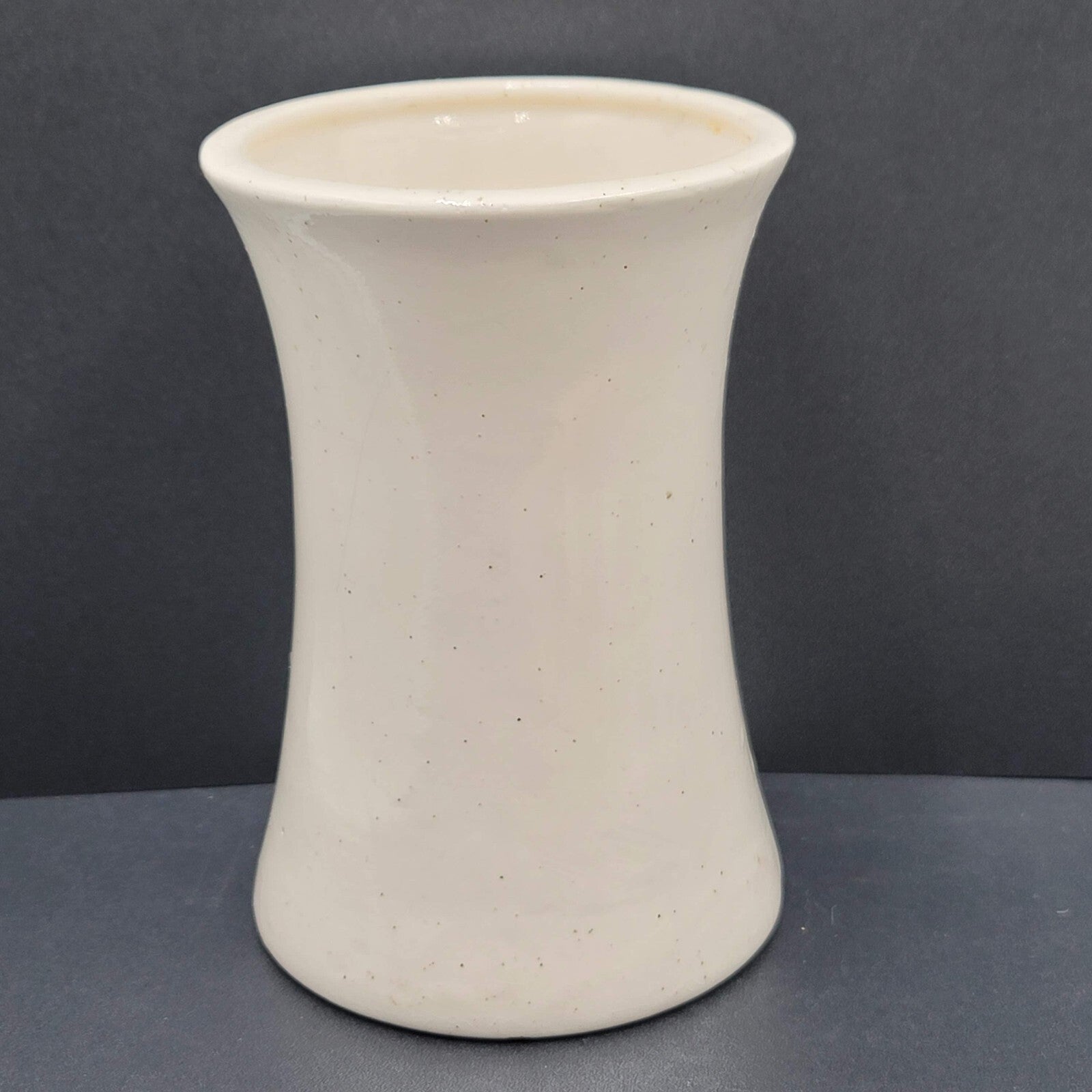 Vintage Hand Painted Kitchen Caddy Speckled Ceramic Kitchen Utensil Holder