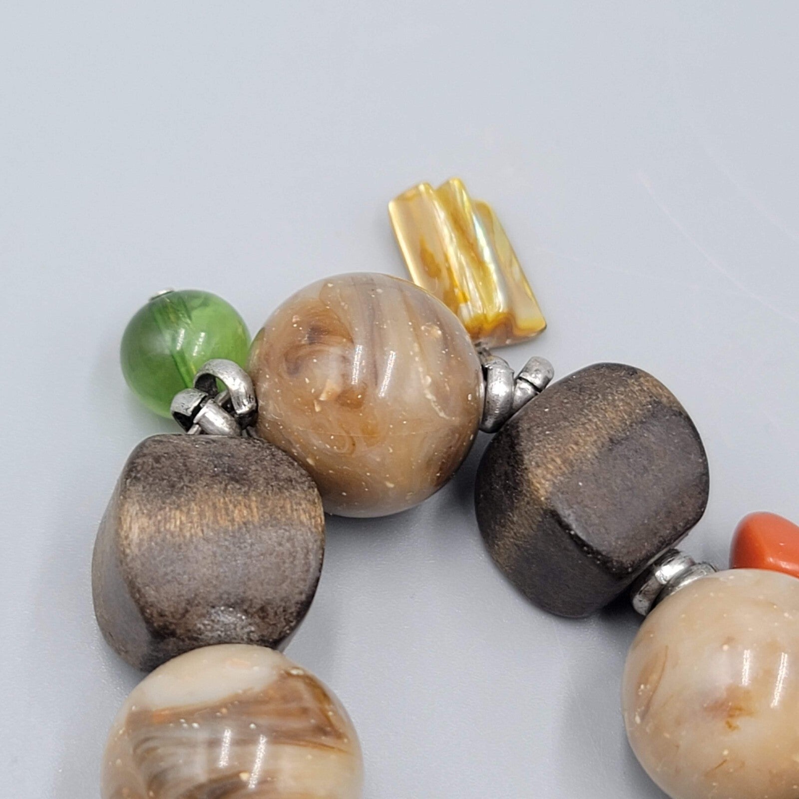 Sonoma Bracelet NWT Lot of 2 Chunky Wood Bead Elastic