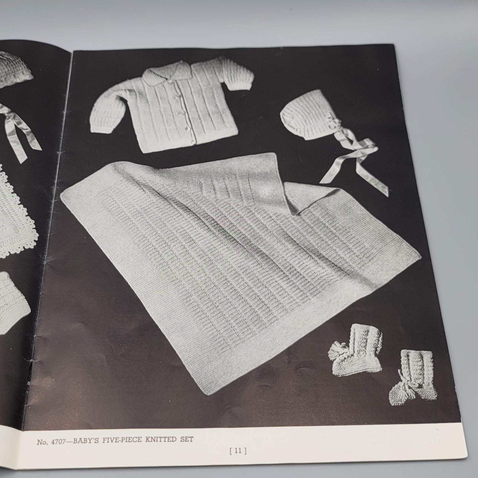 VTG 53 JACK FROST Baby Layette Knitting Crochet Patterns VOL 47 Blankets Bonnets