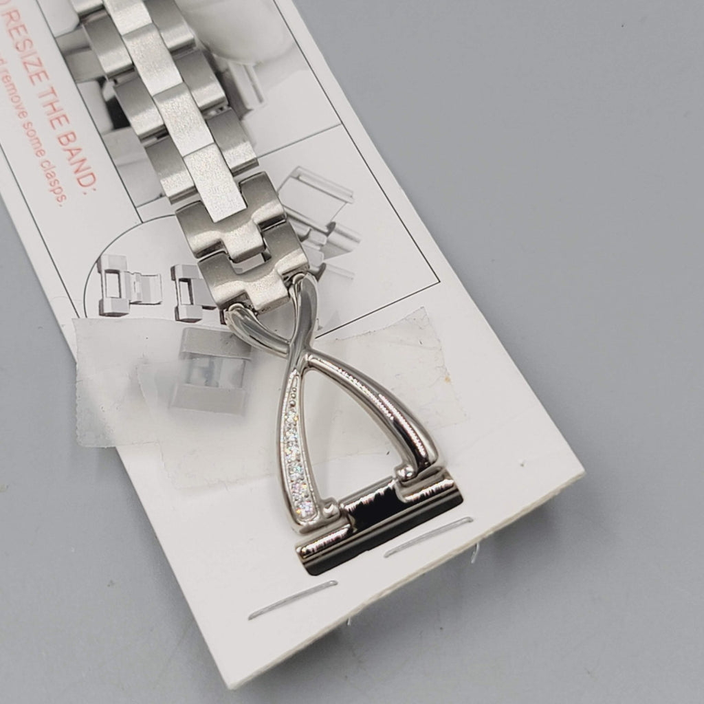 Secbolt Band for Apple Watch Bling Band Silver Sport Edition NWT