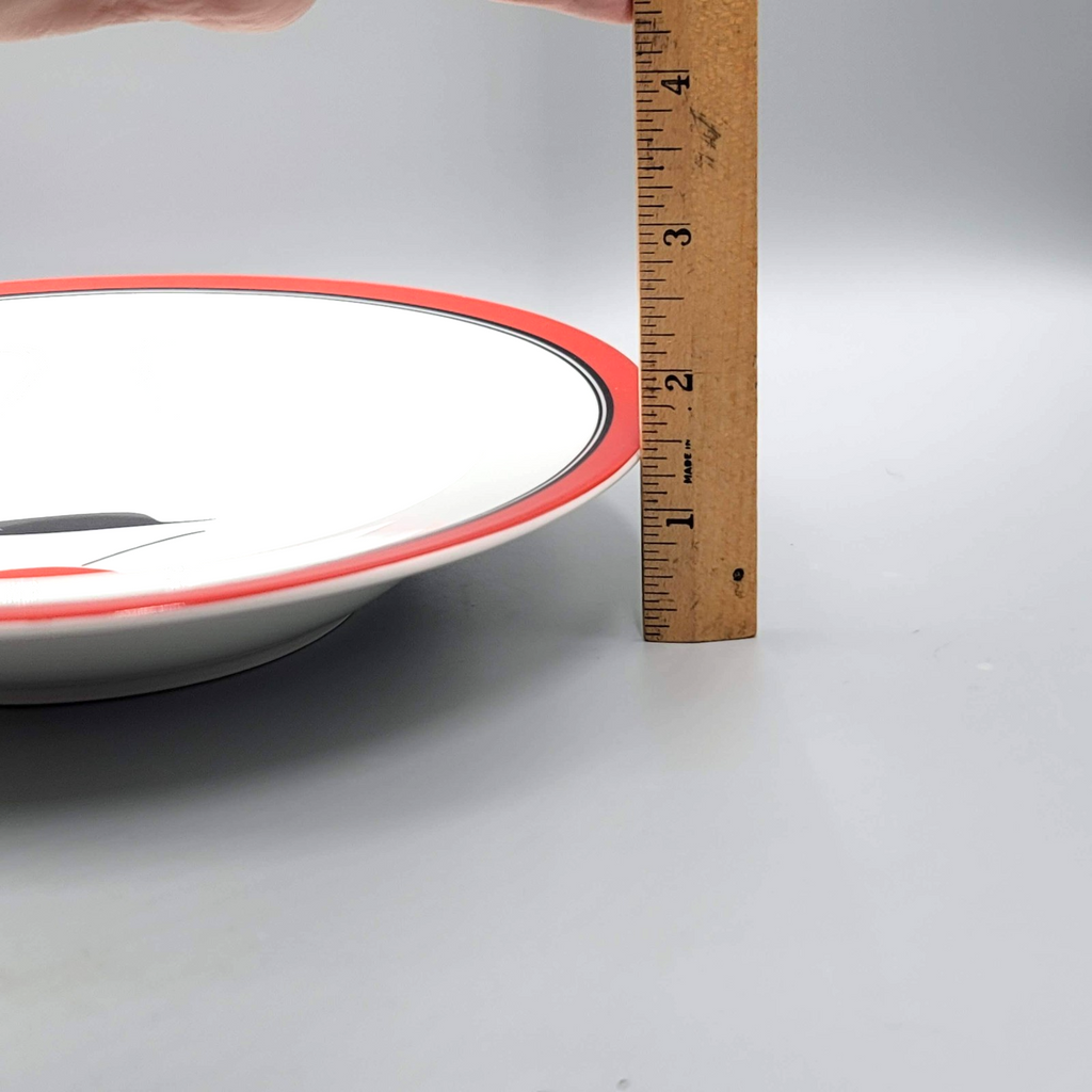 Studio Nova Terrace Twist Red Set of 6 Soup Bowls 9”