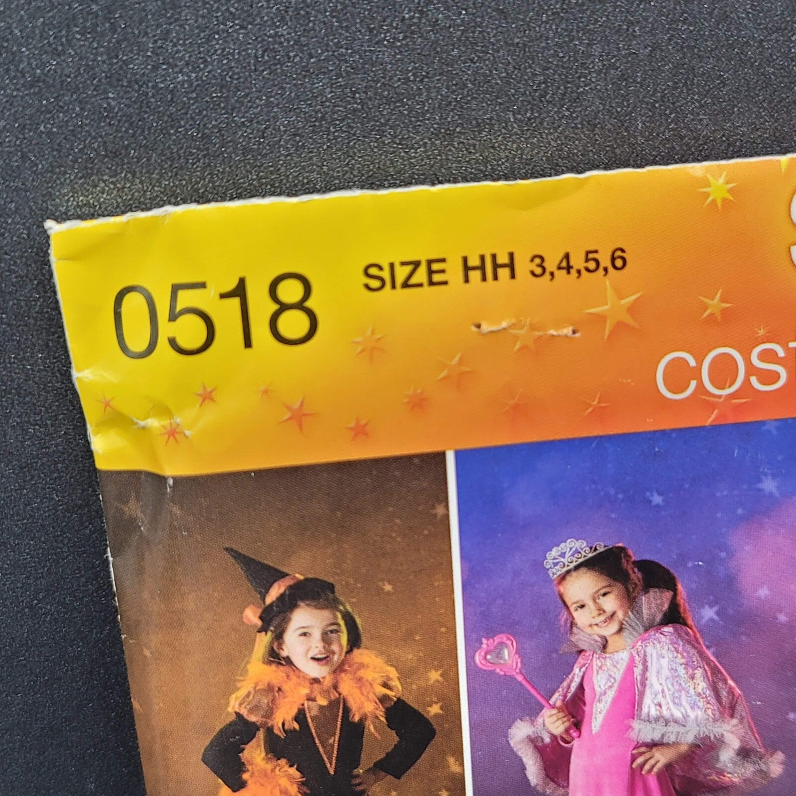 Simplicity Childs Girls Costume Pattern 0518 Size HH 3 4 5 6 Dresses Princess et