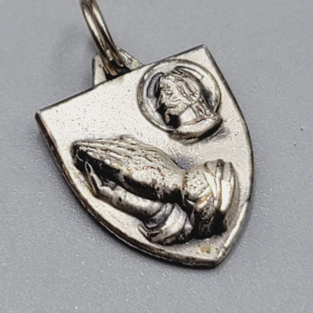 Vintage Hayward Sterling Silver I AM A PROTESTANT Charm 3/4"