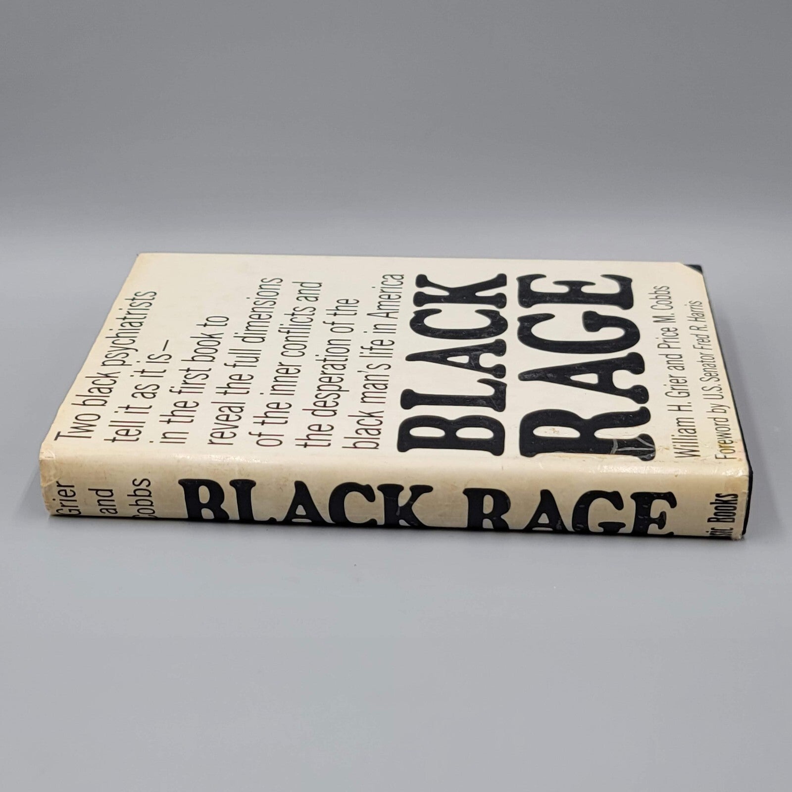 Vintage Hardcover Black Rage by William H. Grier and Price M. Cobbs