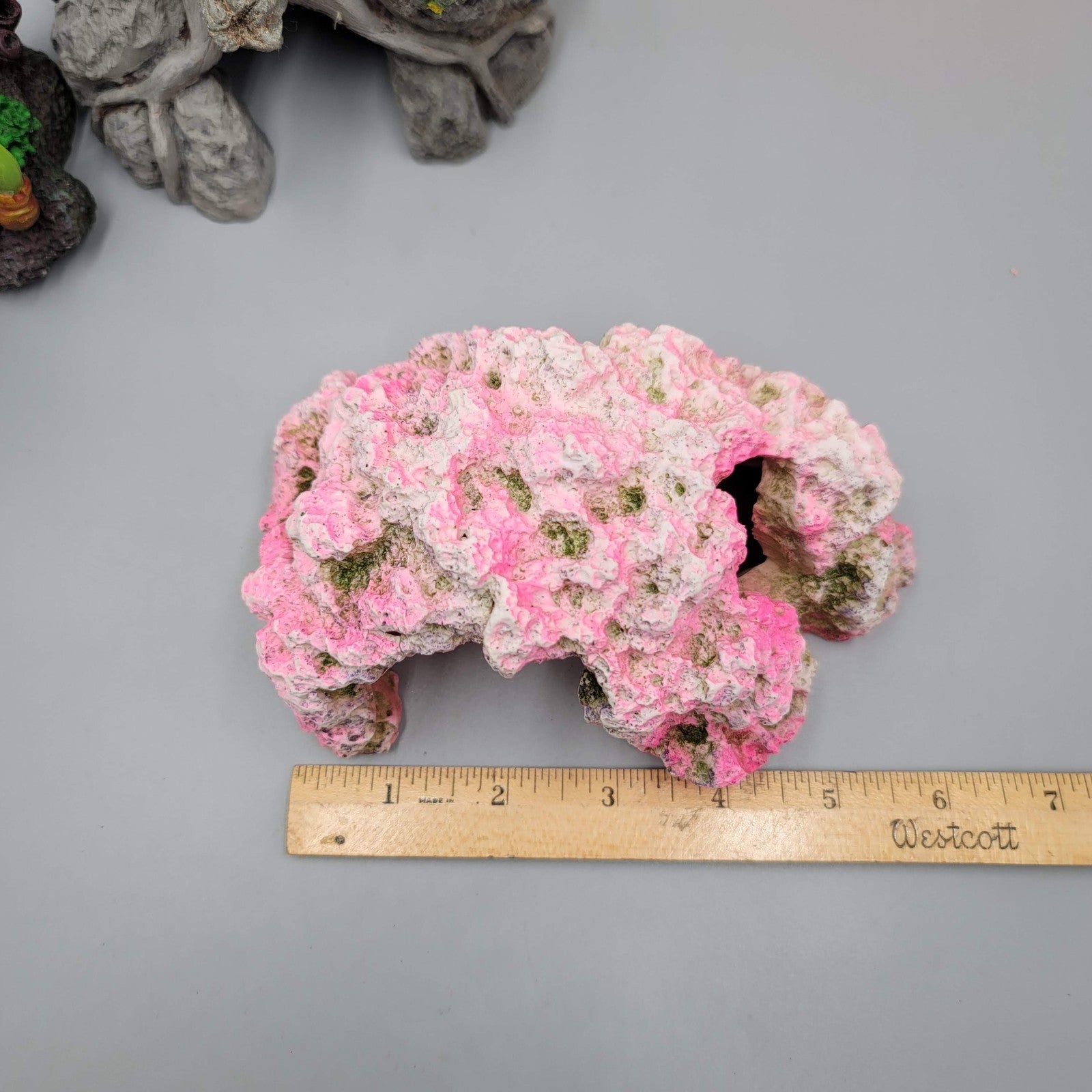 Aquarium Decor Lot 5pc Artificial Coral Plants Cave Tree Fish Tank Decorations S