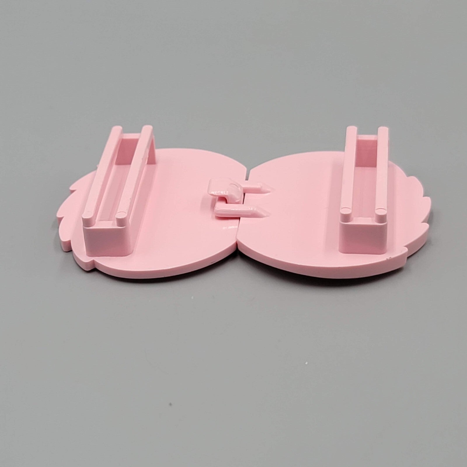 Vintage Belt Buckle Pink Plastic Mid Century