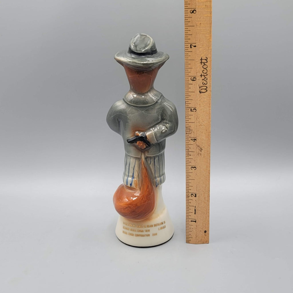 Vtg 1978 Jim Beam Bottle Club 8th Convention Fox Figurine Ceramic Paperweight